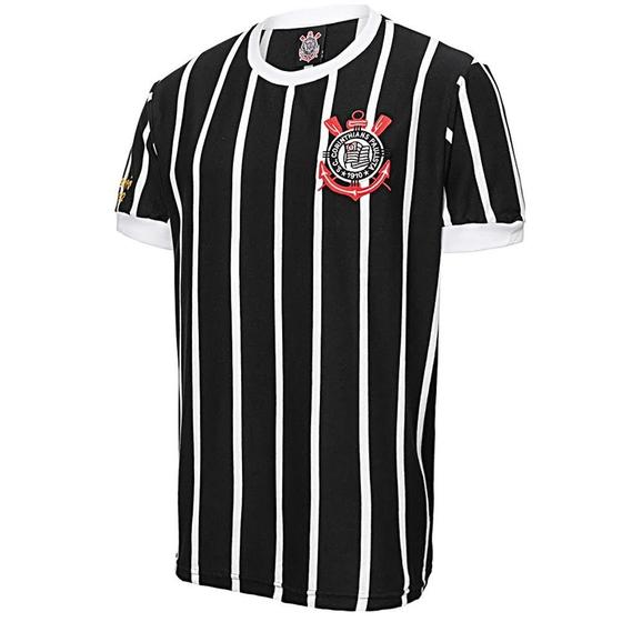 Imagem de Camisa Corinthians Democracia 1982 Preta Retrô Oficial