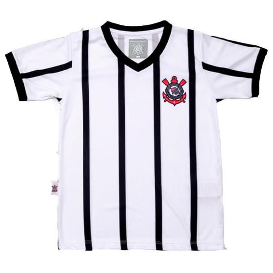 Imagem de Camisa Corinthians Infantil Listrada Oficial Revedor