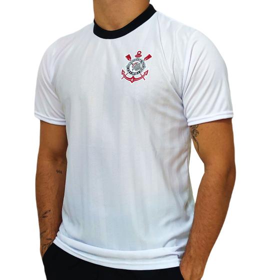 Imagem de Camisa Corinthians Jacquard Branca - Masculino