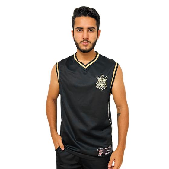 Imagem de Camisa Corinthians Regata Basquete Golden - Masculino