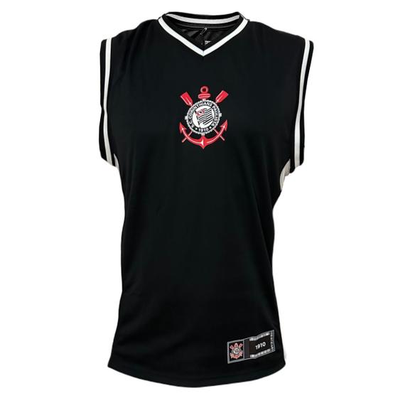 Imagem de Camisa Corinthians Regata Basquete Recortes - Masculino