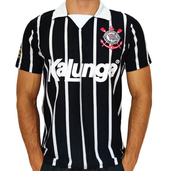 Imagem de Camisa Corinthians Retro 1990 Kalunga - Masculino