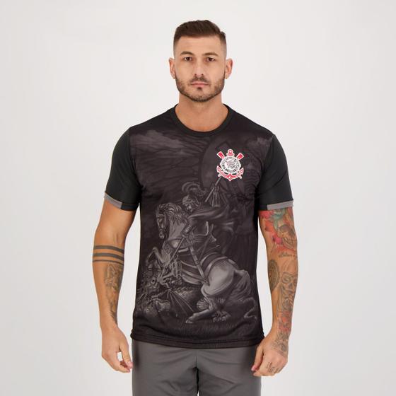 Imagem de Camisa Corinthians Saint Preta e Chumbo