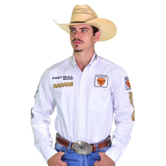 Imagem de Camisa Country Radade Manga Longa Rodeio Cowboy Vaquejada