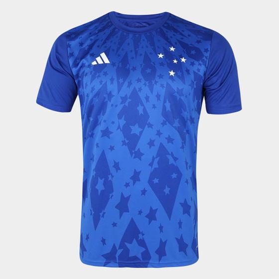 Camisa Cruzeiro Fanshirt 24/25 Adidas Masculina Menor preço em Camisa Cruzeiro Fanshirt 24/25 Adidas Masculina
