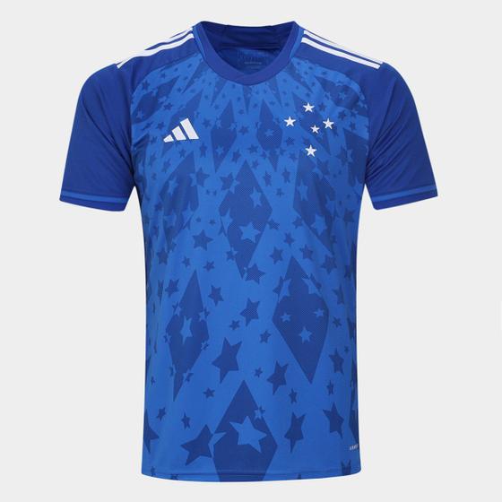 Camisa Cruzeiro I 24/25 s/n Torcedor Adidas Masculina Menor preço em Camisa Cruzeiro I 24/25 s/n Torcedor Adidas Masculina
