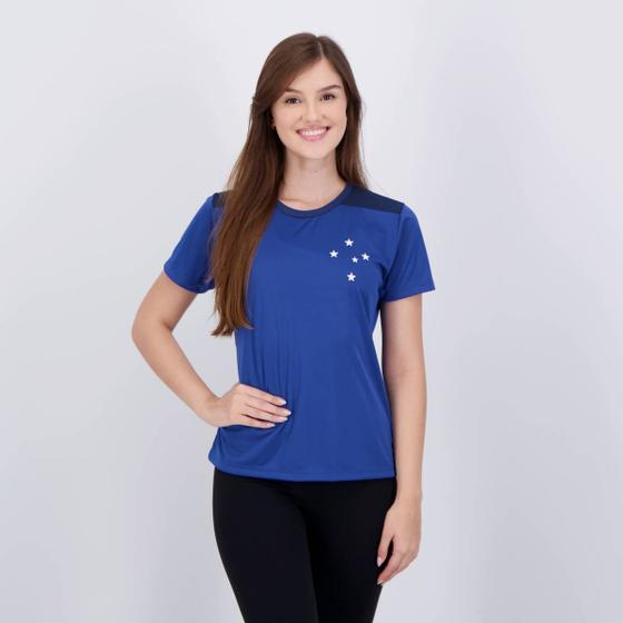 Imagem de Camisa Cruzeiro Latitude Feminina Azul