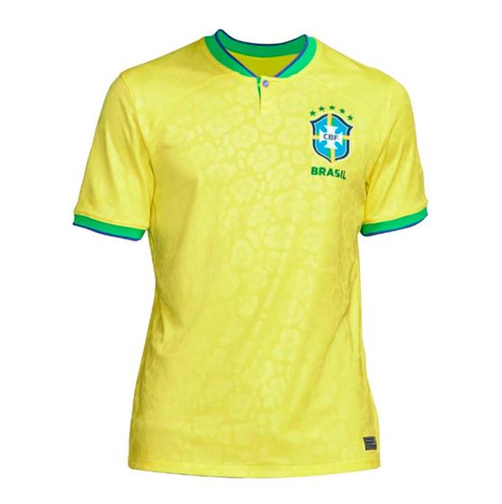 Camisa Seleção Brasil Amarela Masculina 2021/2022 - Max Revestimentos