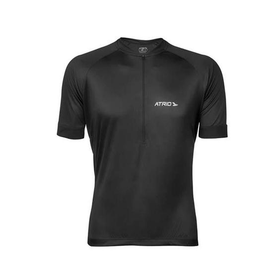 Imagem de Camisa De Ciclismo Bicicleta Dryfit Antimicrobiano Com Ziper 3 Bolsos e Proteção UV30 Bike Masculino