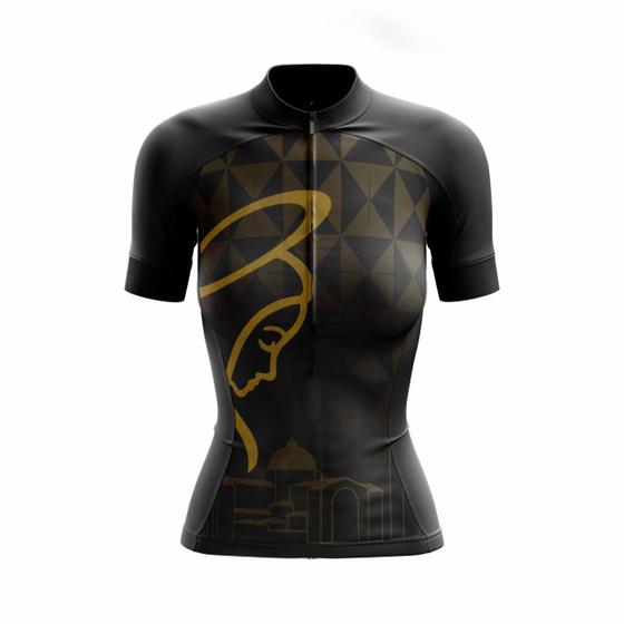 Imagem de Camisa de Ciclismo Feminina Slim Respirável Proteção Solar Bike