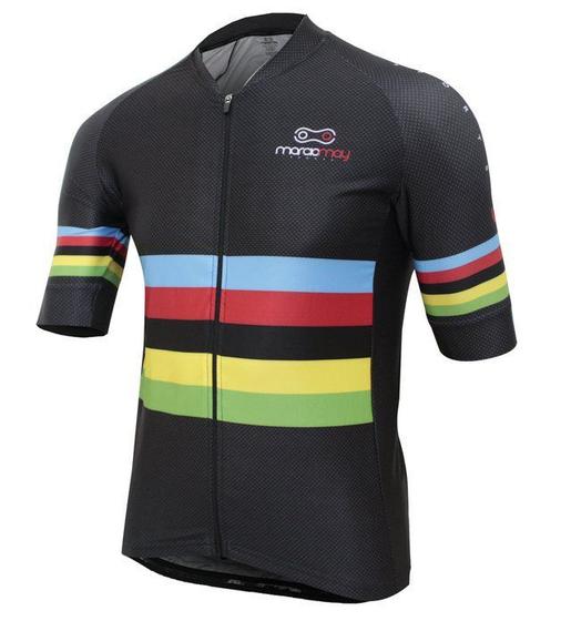 Imagem de Camisa de Ciclismo Masculina Márcio May Pro Campeão Mundial Preta