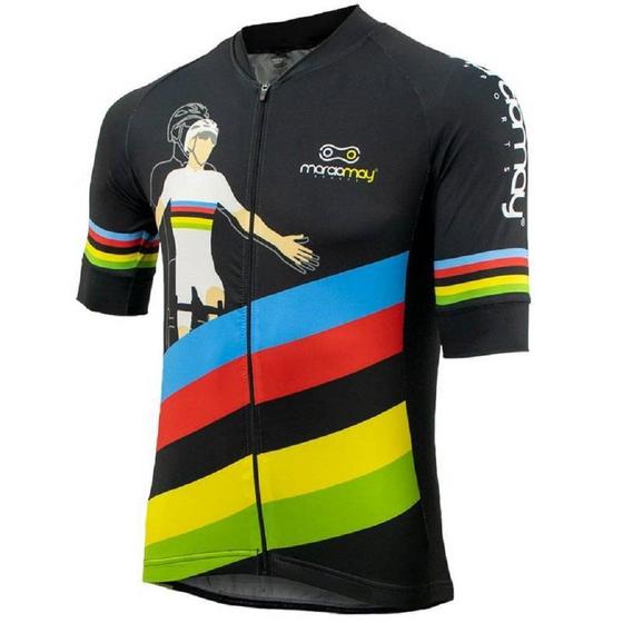Imagem de Camisa de Ciclismo Masculina Sport Marcio May Campeão Mundial