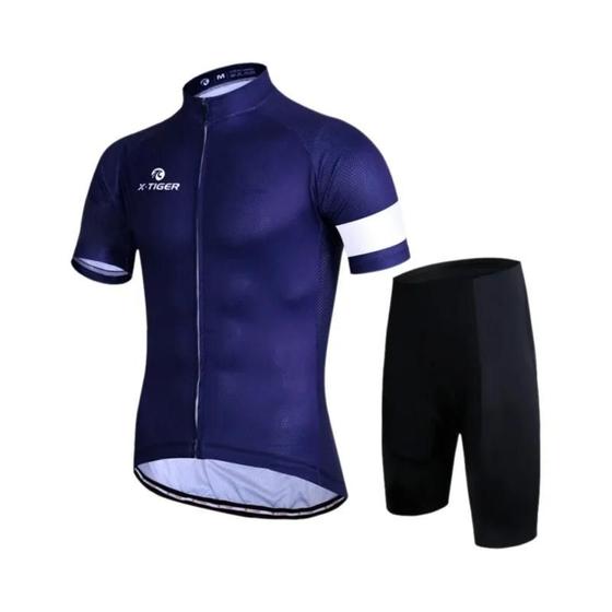 Imagem de Camisa de Ciclismo Masculina X-TIGER para Verão - MTB e Bicicleta