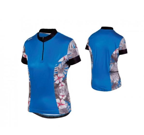 Imagem de Camisa de Ciclista Feminina Kanxa Snip Azul+Rosa