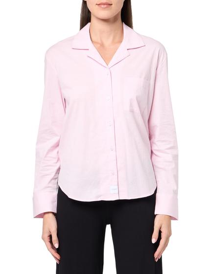 Imagem de Camisa de dormir florence by mills feminina de manga comprida rosa M