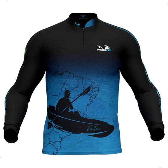 Imagem de Camisa de Pesca Presa Viva Baca 05 Com Proteção Solar UV - G