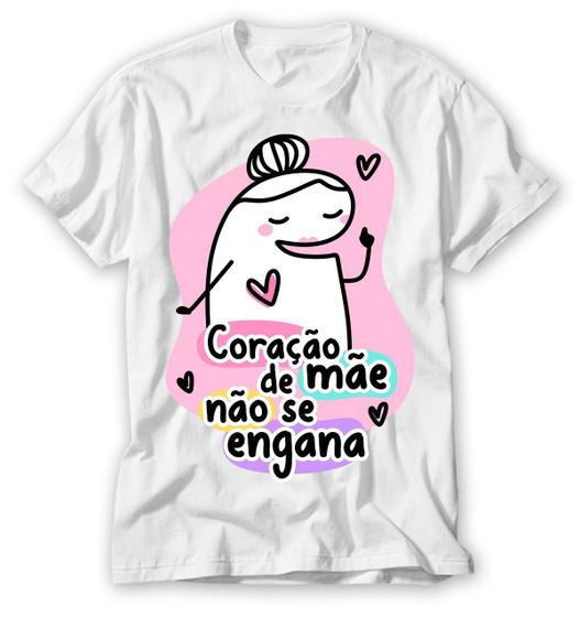 Imagem de Camisa dia das mães não se engana coração de mãe