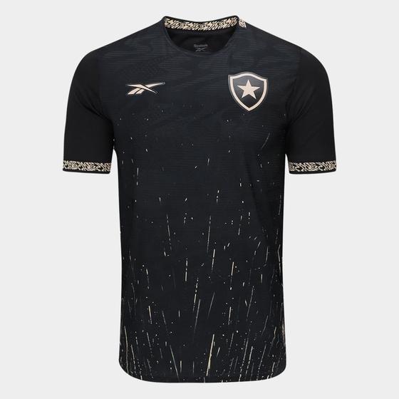 Camisa do Botafogo Preta Uniforme Reserva 2024 / 25 - Outletlion ...