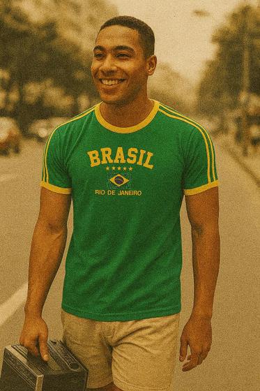 Imagem de Camisa do Brasil Bordada Adulto Unissex