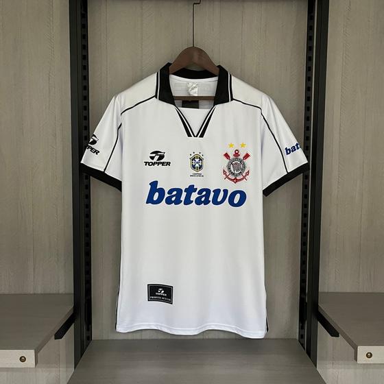 Imagem de Camisa do Corinthians Retrô 1999 Branca