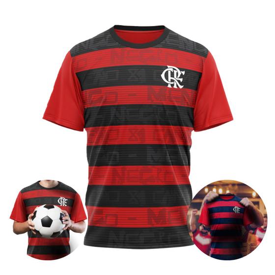 Imagem de Camisa do Flamengo Original Masculina Listrada Braziline FC