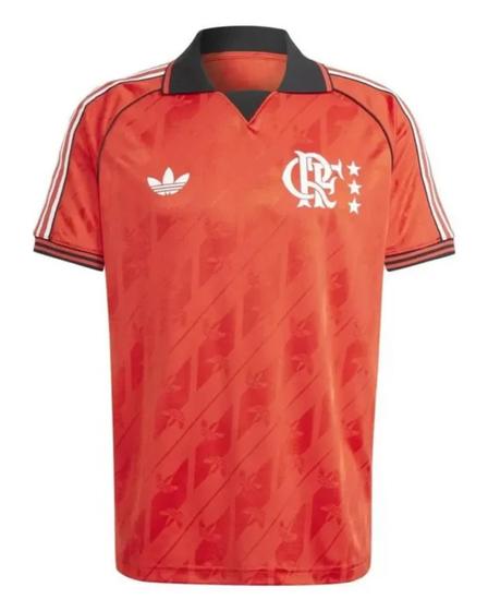 Camisa do Flamengo Polo Retrô Titular 2024 / 25 Menor preço em Camisa do Flamengo Polo Retrô Titular 2024 / 25