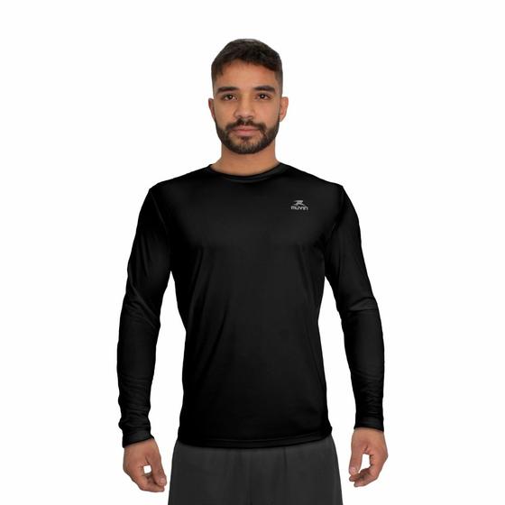 Imagem de Camisa Dry Basic LS Muvin Masculina - Proteção UV50 - Manga Longa - Corrida, Caminhada e Academia