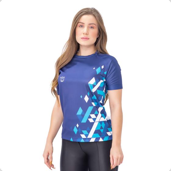 Imagem de Camisa dry fit academia feminina com proteção UV B41