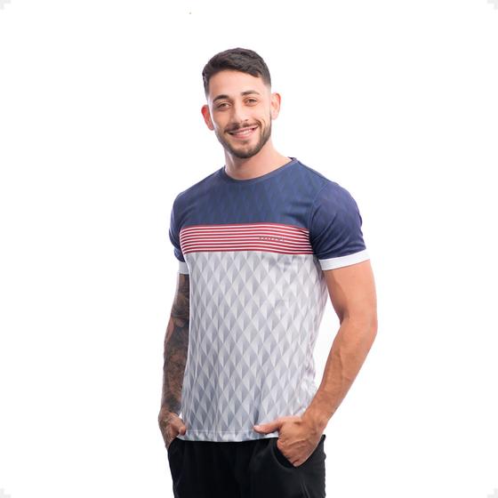 Imagem de Camisa dry fit academia masculina com proteção UV B36