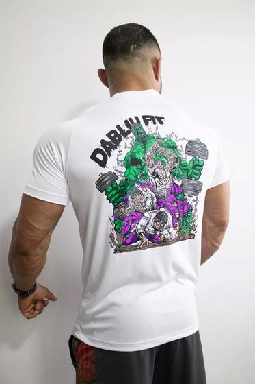 Imagem de Camisa Dry Fit Academia Musculação Exercício Funcional Hulk Marvel Dabliu Fit