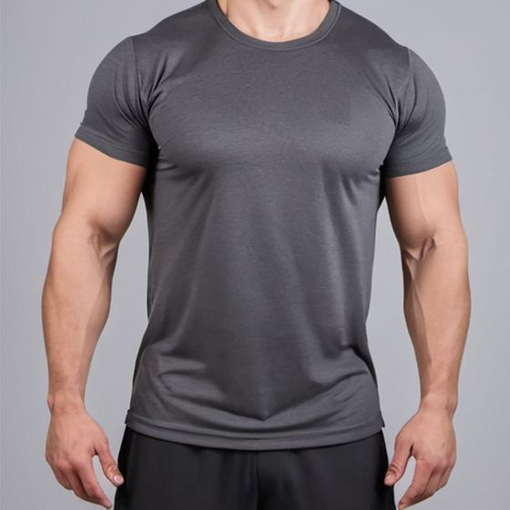 Imagem de Camisa Dry Fit Camiseta Academia Ginastica Esportiva Com Proteção Uv