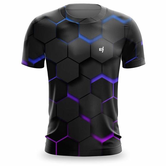 Camisa Dry Fit Masculina Academia Camiseta Fitness Musculação Treino Proteção UV Corrida Menor preço em Camisa Dry Fit Masculina Academia Camiseta Fitness Musculação Treino Proteção UV Corrida