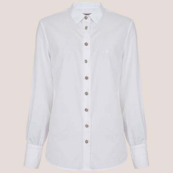 Imagem de Camisa Dudalina Regular Listrada Ou25 Off White Feminino