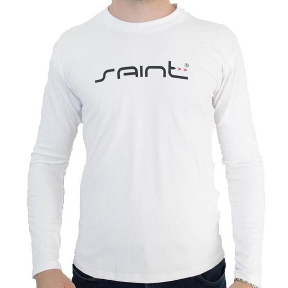 Imagem de Camisa Esportiva com Proteção Solar UV Branca Saint Plus - Tamanho EG