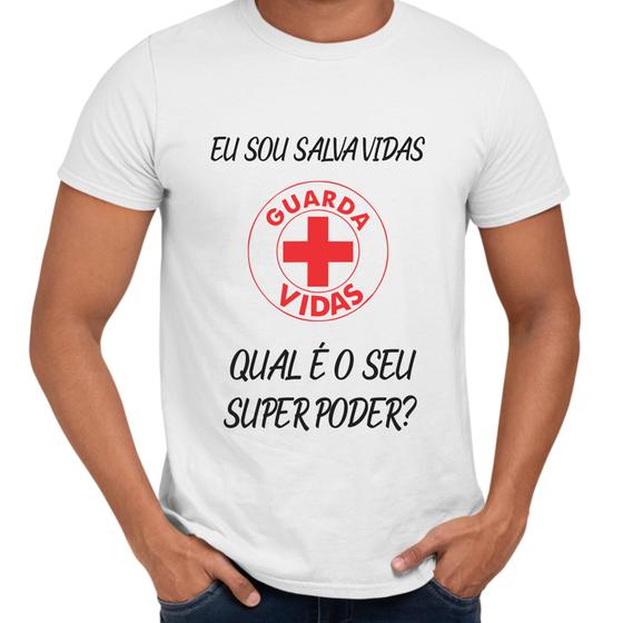 Imagem de Camisa Eu Sou Salva Vidas Qual o Seu Super Poder