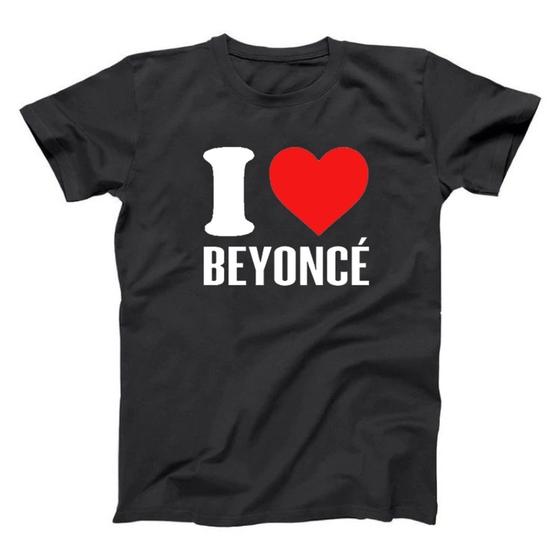 Imagem de Camisa Feminina Baby Look I Love Beyonce Cantora