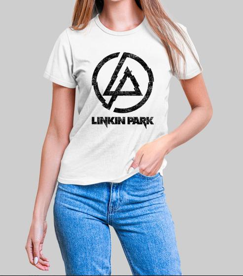 Imagem de Camisa Feminina Babylook Banda De Rock Linkin Park Novidade