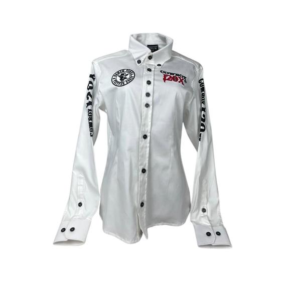 Imagem de Camisa Feminina Bordada Cowboy 120x - Escolha a cor