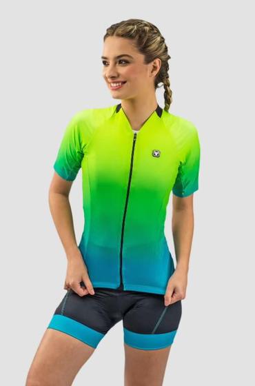 Imagem de Camisa Feminina Free Force Start All Fit Gradient Green/Blue 