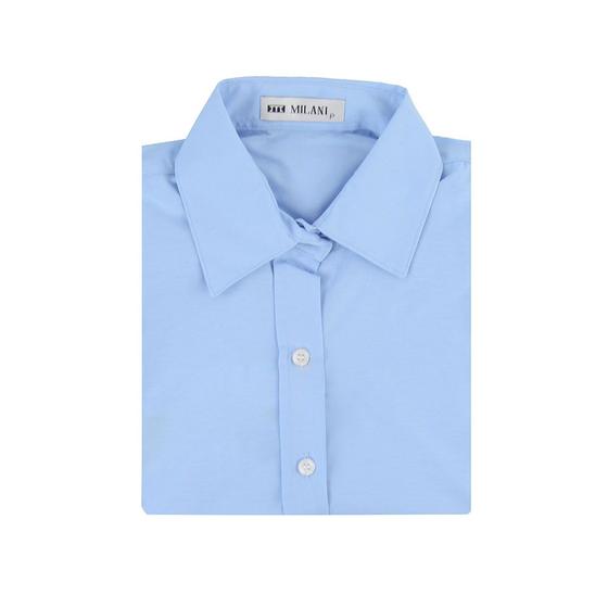 Imagem de Camisa Feminina Milani MC Lisa Azul Claro - 3008