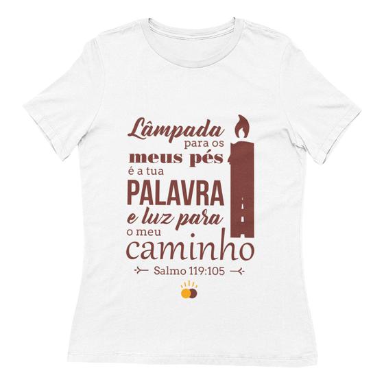 Imagem de Camisa Feminina Premium Salmos 119:105 - Lâmpada