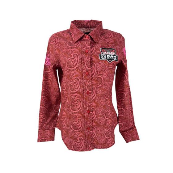 Imagem de Camisa Feminina Radade ML Prin Ram Rodeo Estampada Bordada