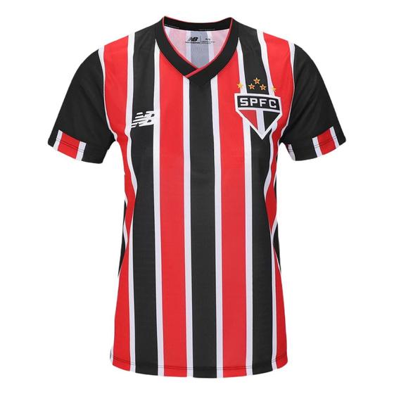 Imagem de Camisa Feminina São Paulo II 2024 New Balance Listrada Original