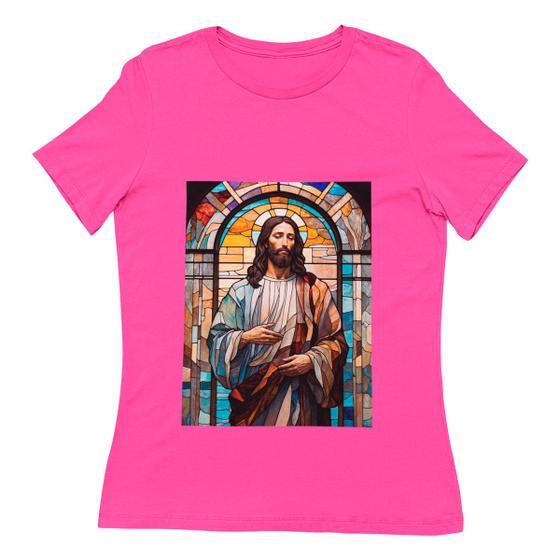 Imagem de Camisa Feminina Standard Vitral de Jesus