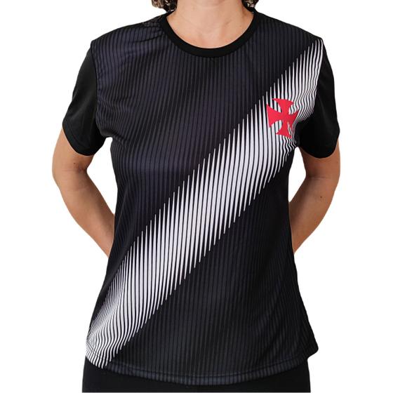 Imagem de Camisa Feminina Vasco Da Gama Change Preta Oficial