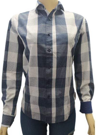 Imagem de Camisa Feminina Xadrez Slim Fit 