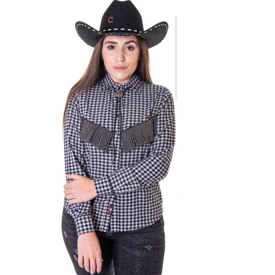 Imagem de Camisa Feminina Xadrez VELHO OESTE