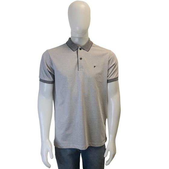 Imagem de Camisa Fideli Golo Polo Giorno Cinza EX PR805082