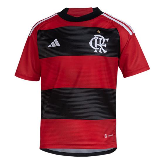 Imagem de Camisa Flamengo Infantil I 23/24 s/n Torcedor Adidas Masculina