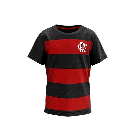 Imagem de Camisa Flamengo Infantil Juvenil Torcer Rubro-Negro - Oficial Licenciada Braziline-  Ref 789022 - 4 ao 14